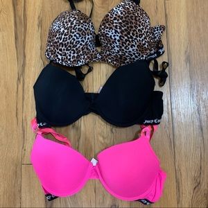 Lot of Juicy Couture Bras Size 34C